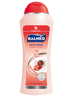 Balnéo Gel douche strawberry & milk 400ml
